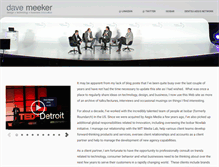 Tablet Screenshot of davemeeker.com